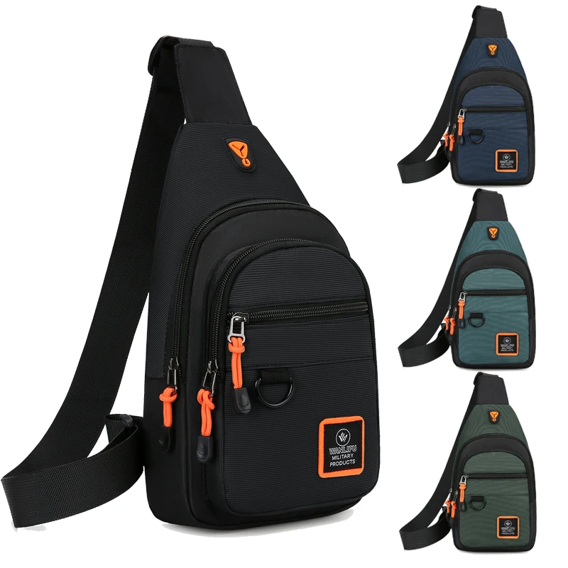 Outdoor Sport Backpack - NEUE Herren-Brusttasche, Freizeit-Outdoor-Wandertasche, Fahrradtasche, Wasserdichte Sport-Umhängetasche,