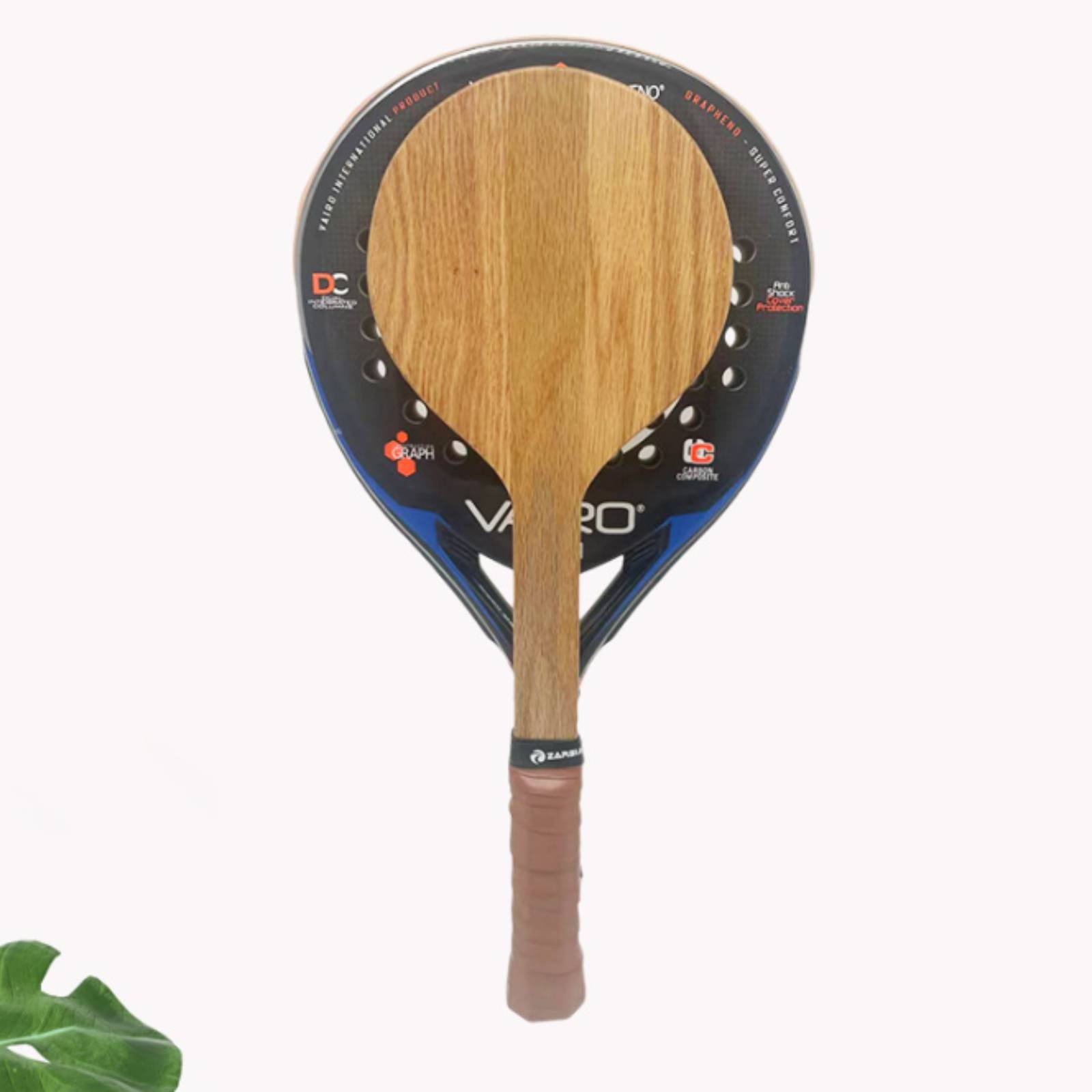 Outdoor Sports Accessories - Strandtennisschläger aus Holz, Strandtrainingsschläger mit komfortablem