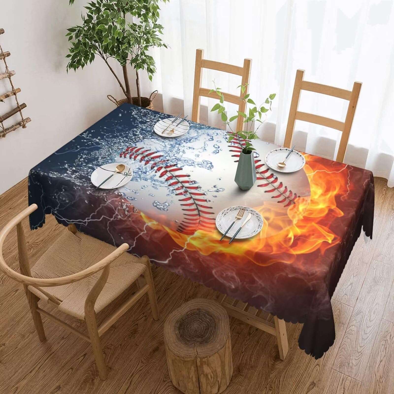 Outdoor Sport News - Ice Water Fire Baseball Ball Rechteckige
