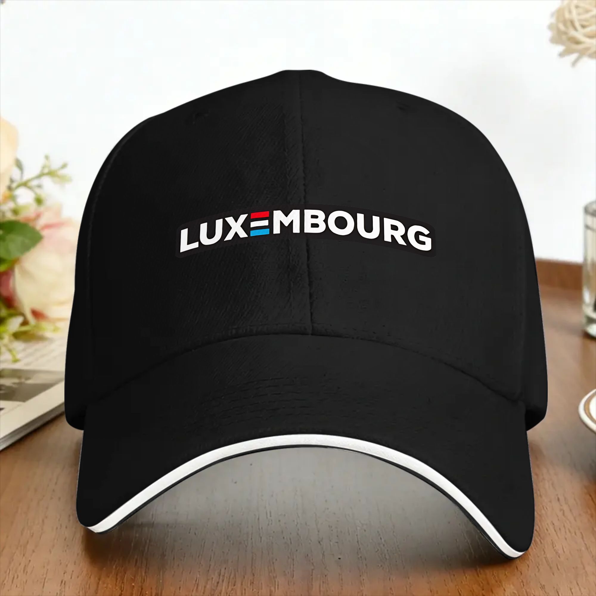 Outdoor Sport Luxembourg - Abstrakte Pinselstriche Luxemburg Nationalflagge Baseballkappe Outdoor