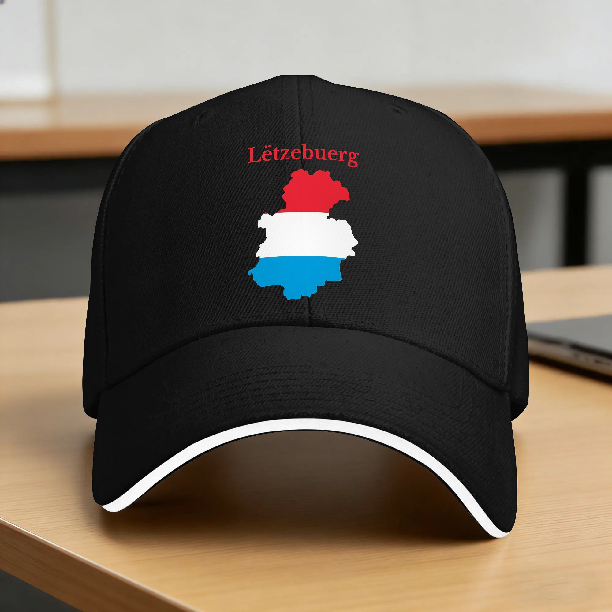 Outdoor Sport Luxembourg - Sommerliche, lässige Baseballkappe mit Luxemburg-Flagge und
