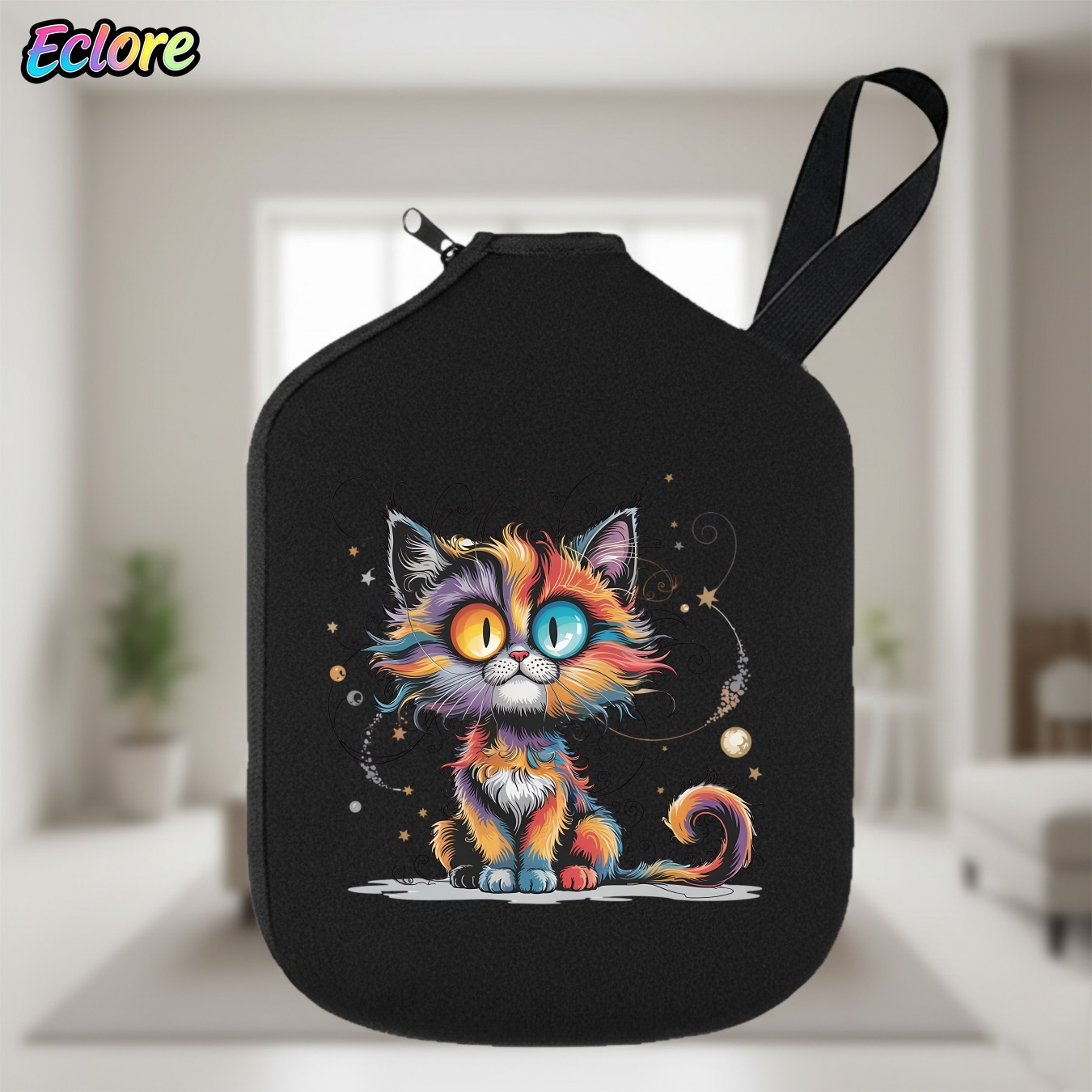 Outdoor Sports Accessories - Galaxy Star Cat Pickleball-Schlägertasche, weich, langlebig,