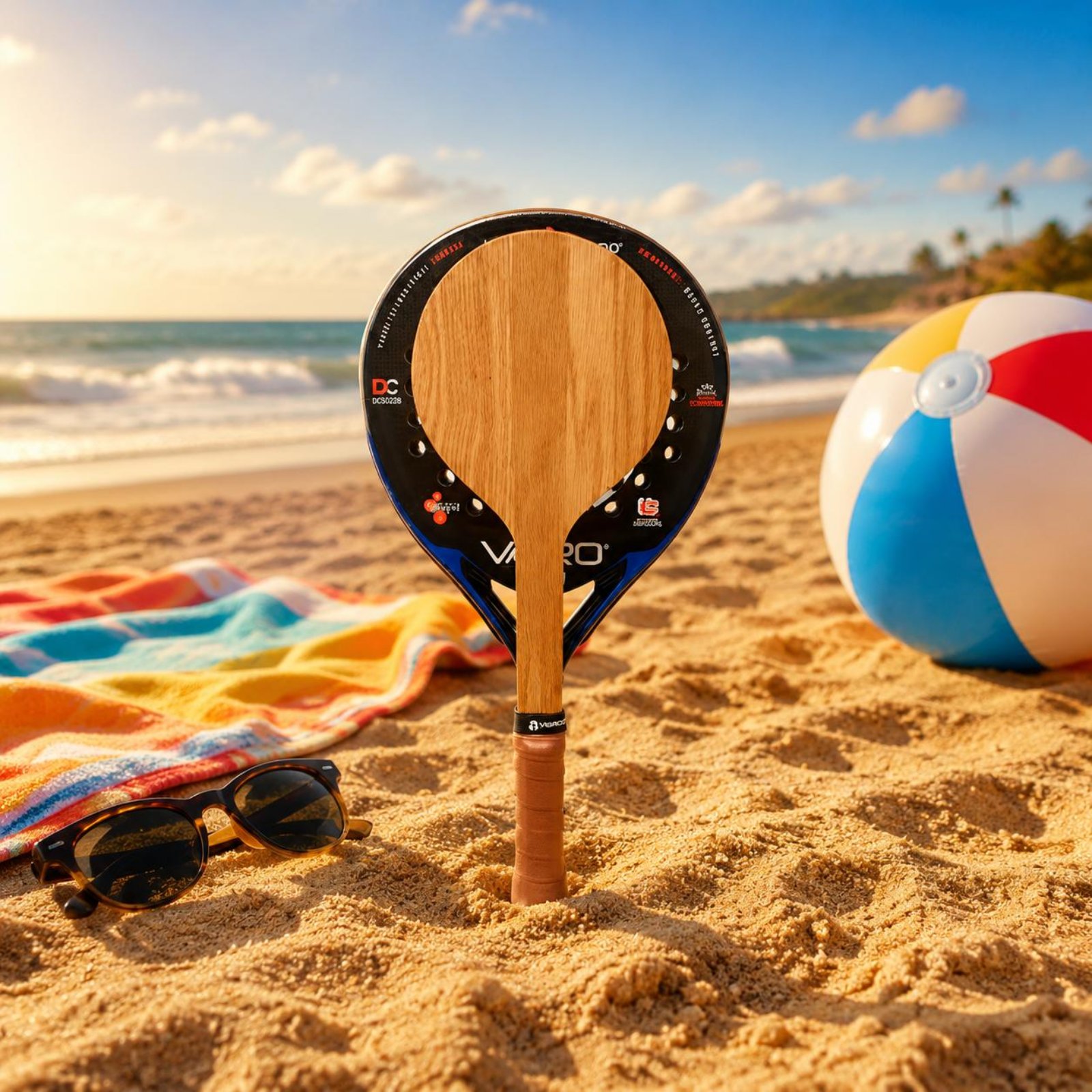 Strandtennisschläger aus Holz, – Outdoor Sports Accessories Bewertung und Preis