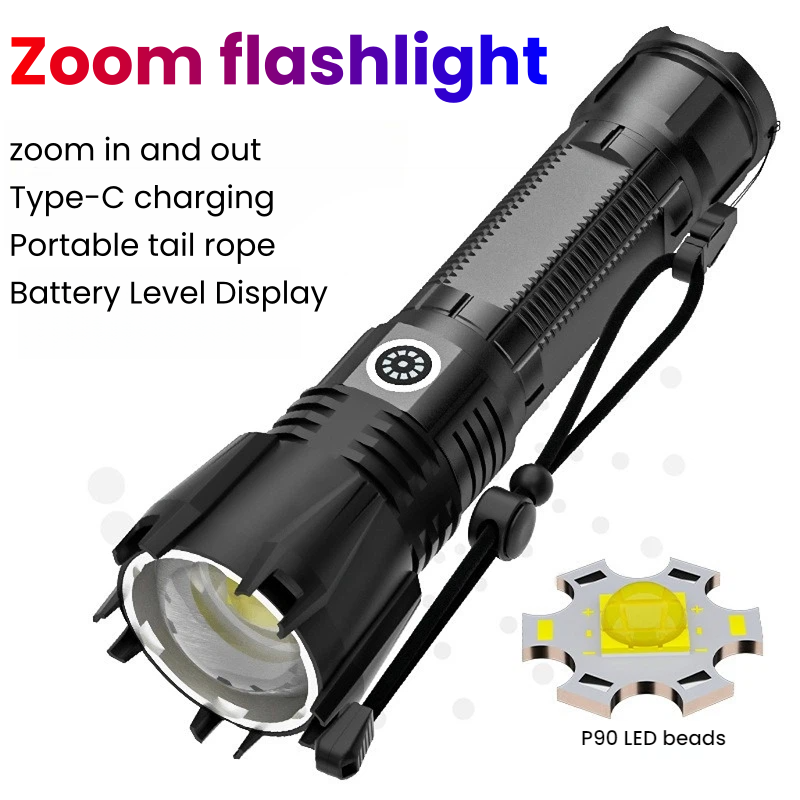 Hochleistungs-P90-LED-Taschenl – Outdoor Spotlight Bewertung und Preis