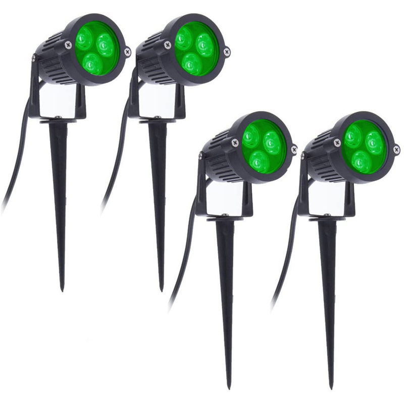 4 Stück LED-Gartenleuchten, 3  – Outdoor Spotlight Bewertung und Preis
