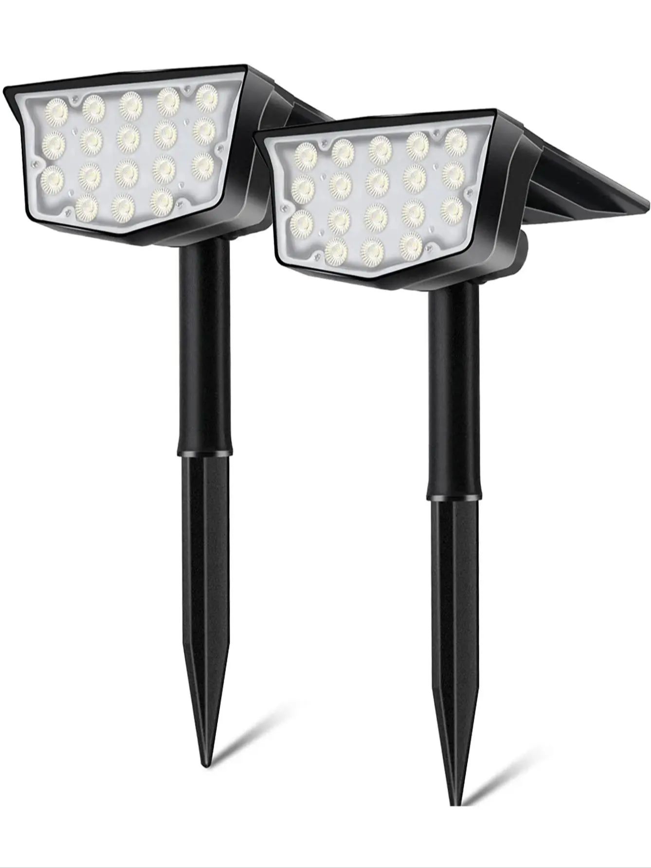 2 Stück Solar-Außenstrahler 70 – Outdoor Spotlight Bewertung und Preis